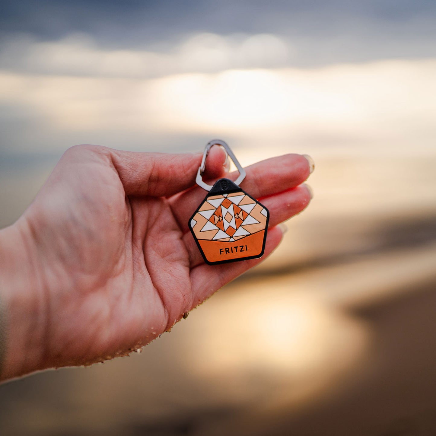 Papaya Orange - Silent Dog ID Tag