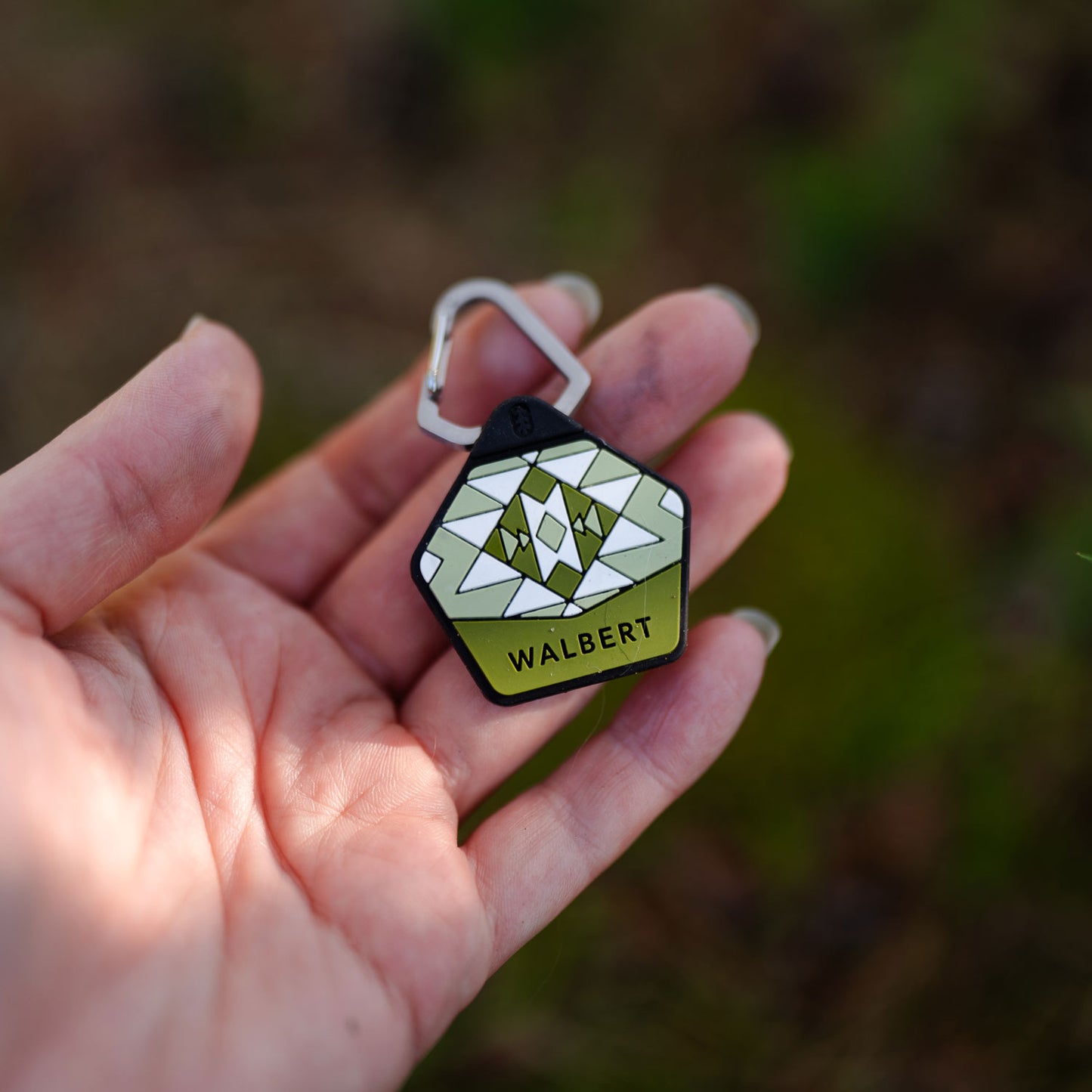 Woodland Green - Silent Dog ID Tag