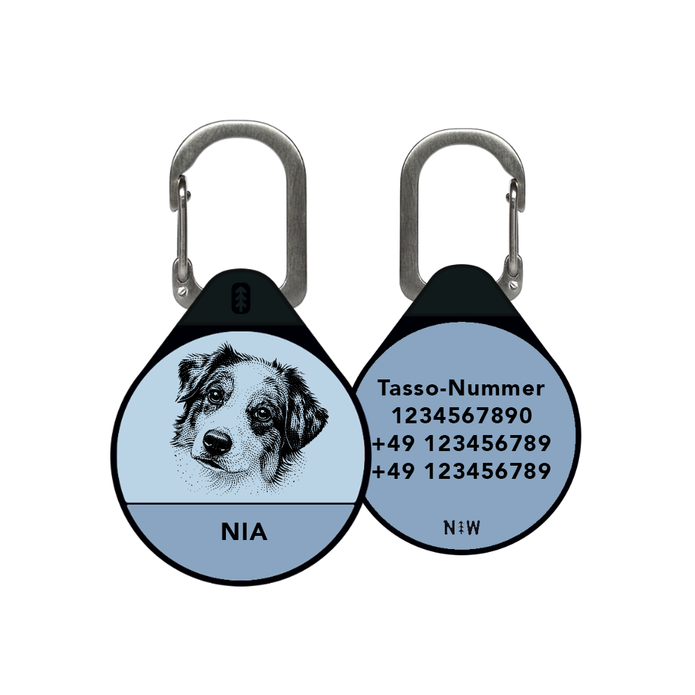 Instant Portrait - Silent Dog ID Tag – Northwoofs