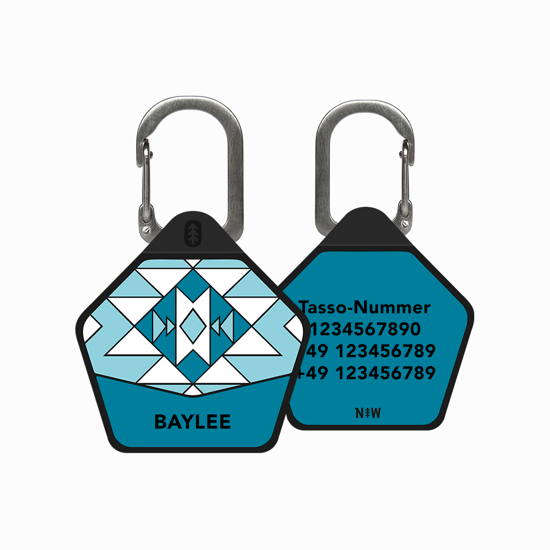 Scuba Blue - Silent Dog ID Tag