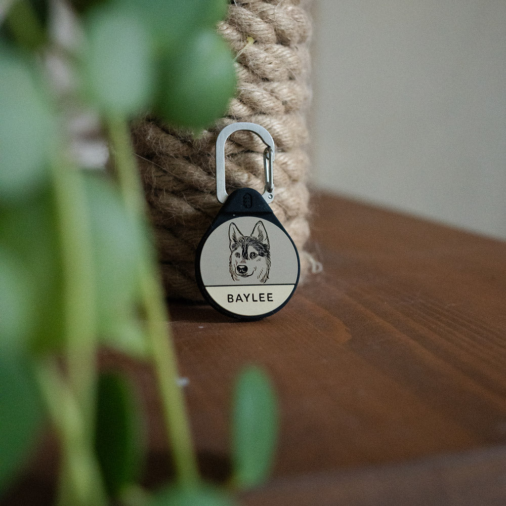 Custom Portrait - Silent Dog ID Tag