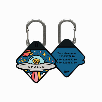 Astrodash - Silent Dog ID Tag