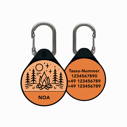 Campfire - Silent Dog ID Tag