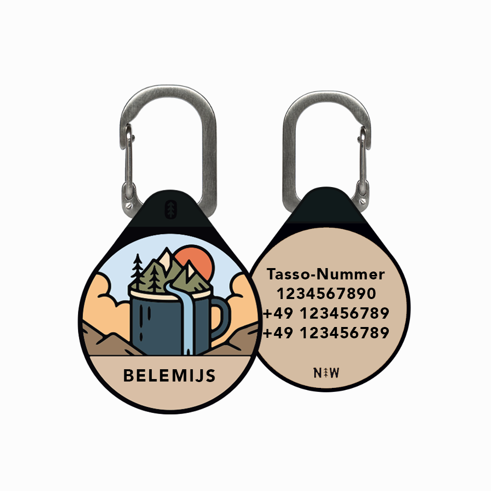 Roastscape™ - Silent Dog ID Tag