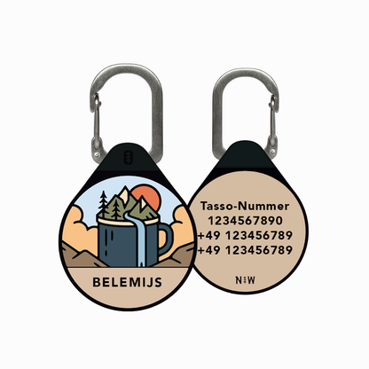 Roastscape™ - Silent Dog ID Tag