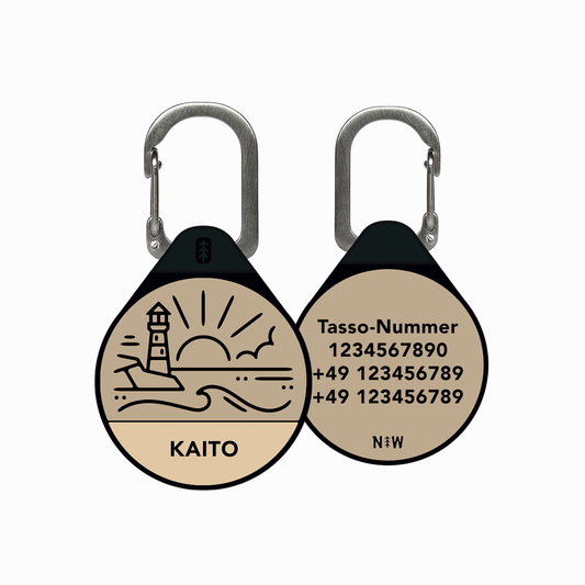 Coastline - Silent Dog ID Tag