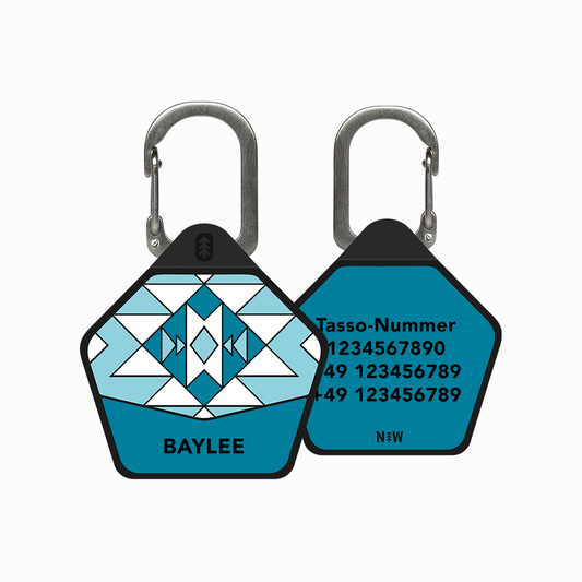 Scuba Blue - Silent Dog ID Tag