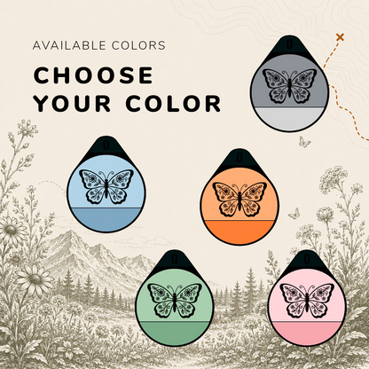 The Butterfly - Silent Dog ID Tag