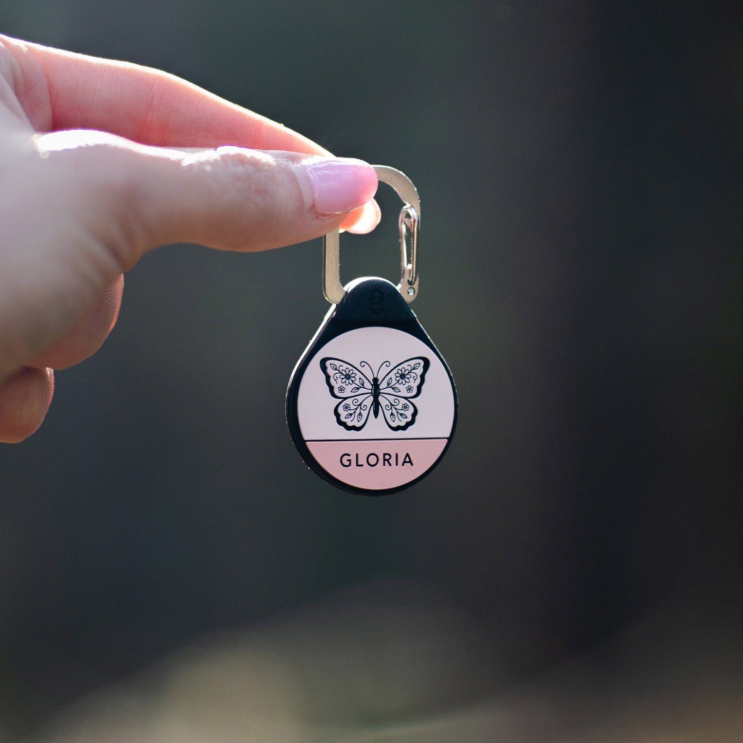The Butterfly - Silent Dog ID Tag
