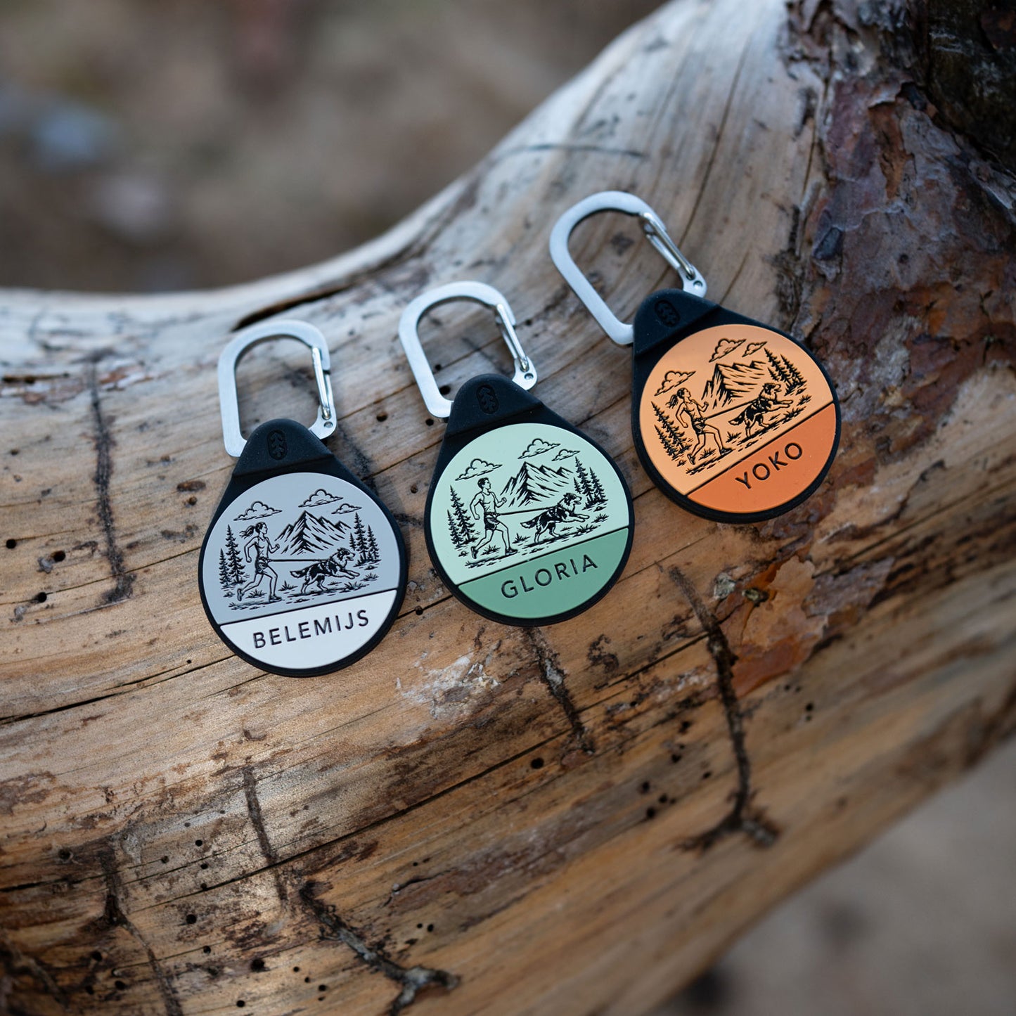 Canicross - Silent Dog ID Tag
