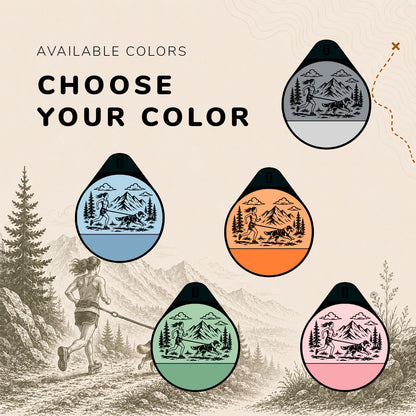 Canicross - Silent Dog ID Tag