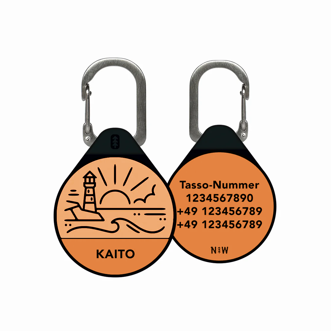 Coastline - Silent Dog ID Tag