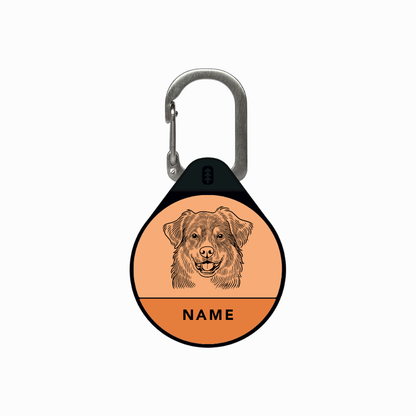 Custom Portrait - Silent Dog ID Tag