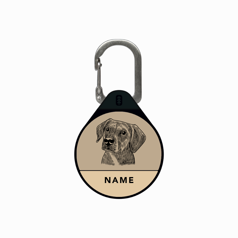 Custom Portrait - Silent Dog ID Tag