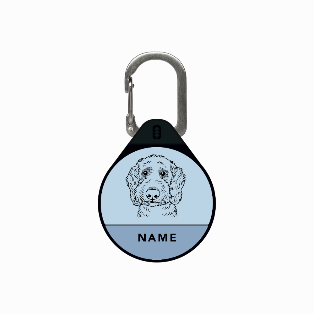 Custom Portrait - Silent Dog ID Tag