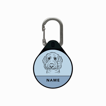 Custom Portrait - Silent Dog ID Tag