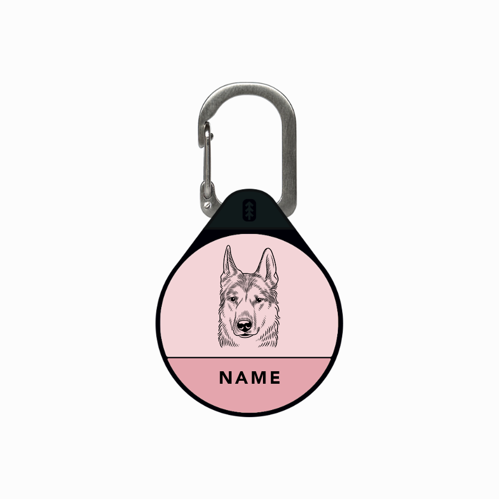 Custom Portrait - Silent Dog ID Tag