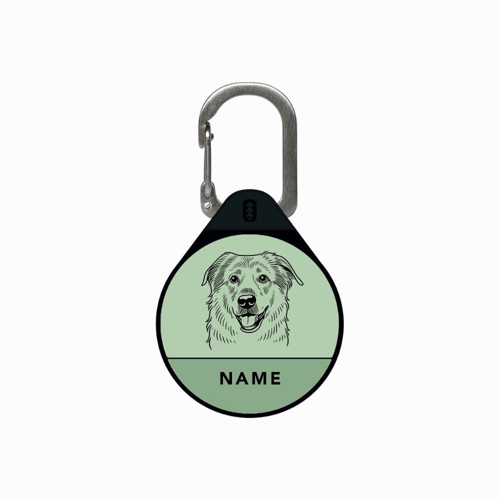 Custom Portrait - Silent Dog ID Tag