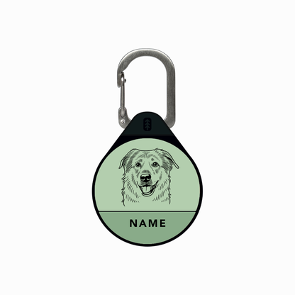 Custom Portrait - Silent Dog ID Tag