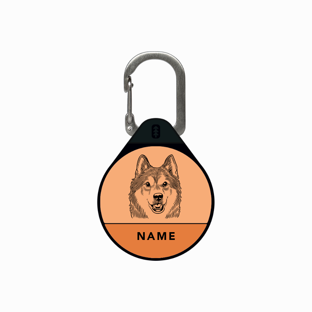 Custom Portrait - Silent Dog ID Tag