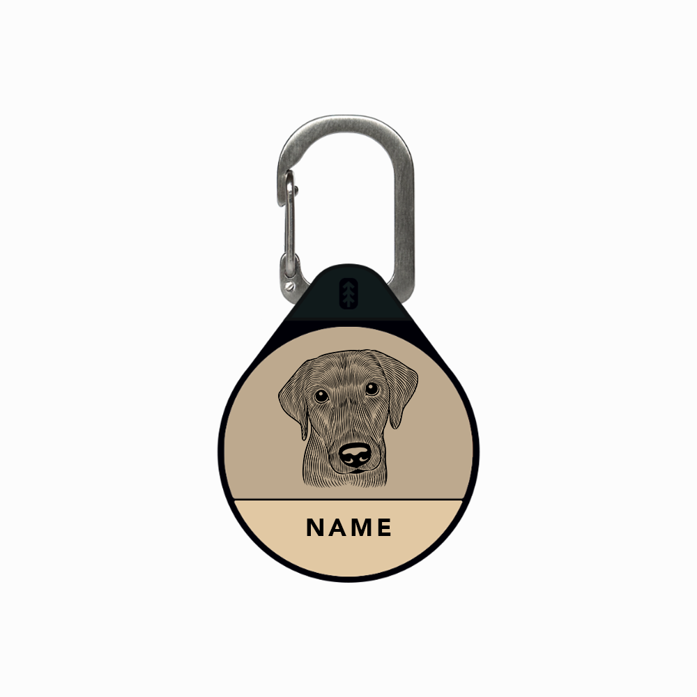 Custom Portrait - Silent Dog ID Tag