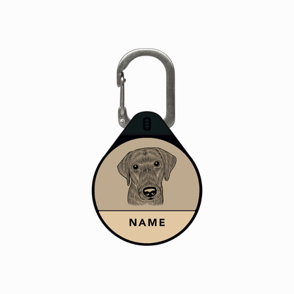 Custom Portrait - Silent Dog ID Tag