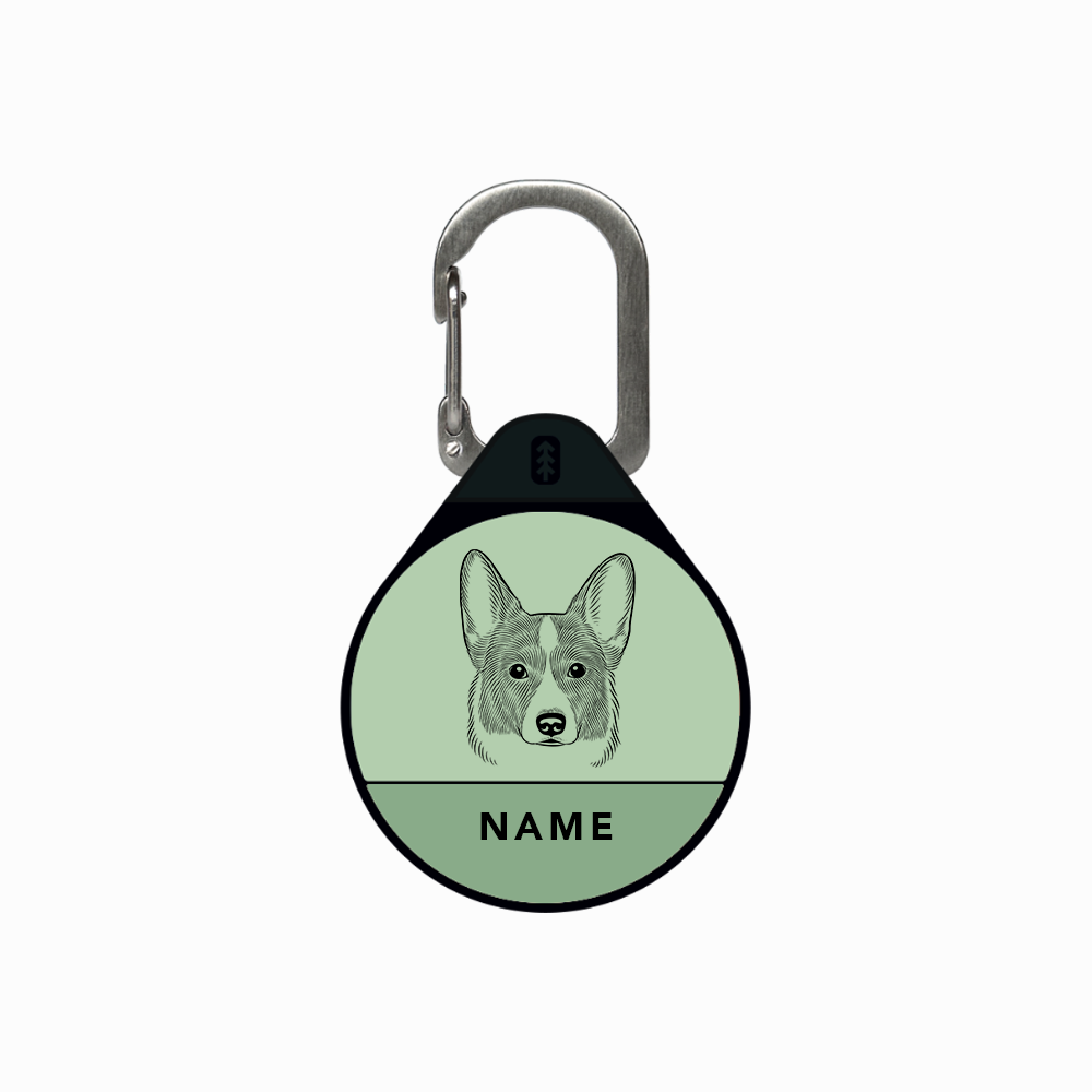 Custom Portrait - Silent Dog ID Tag