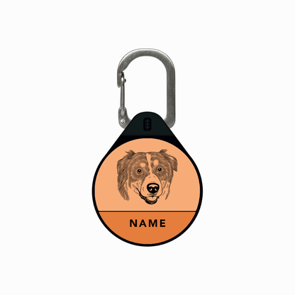 Custom Portrait - Silent Dog ID Tag