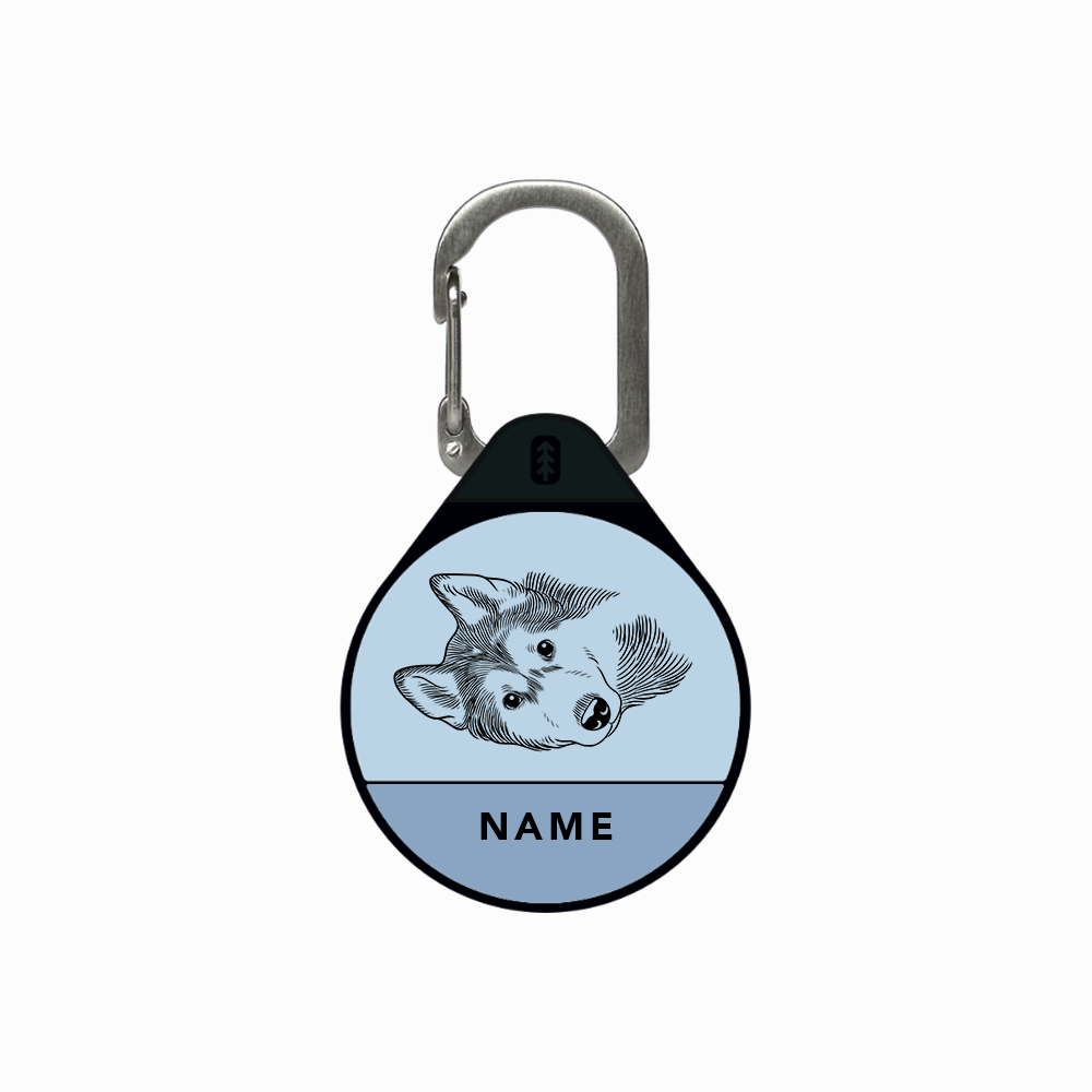 Custom Portrait - Silent Dog ID Tag