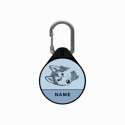 Custom Portrait - Silent Dog ID Tag