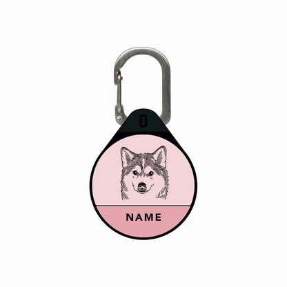 Custom Portrait - Silent Dog ID Tag