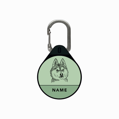 Custom Portrait - Silent Dog ID Tag