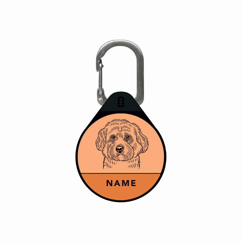 Custom Portrait - Silent Dog ID Tag