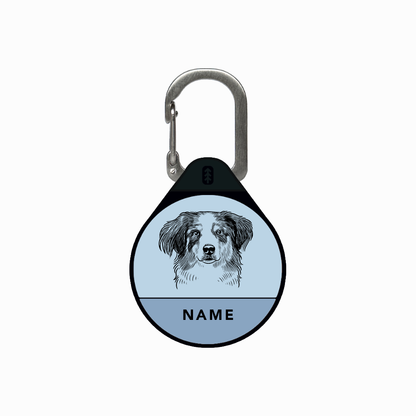 Custom Portrait - Silent Dog ID Tag