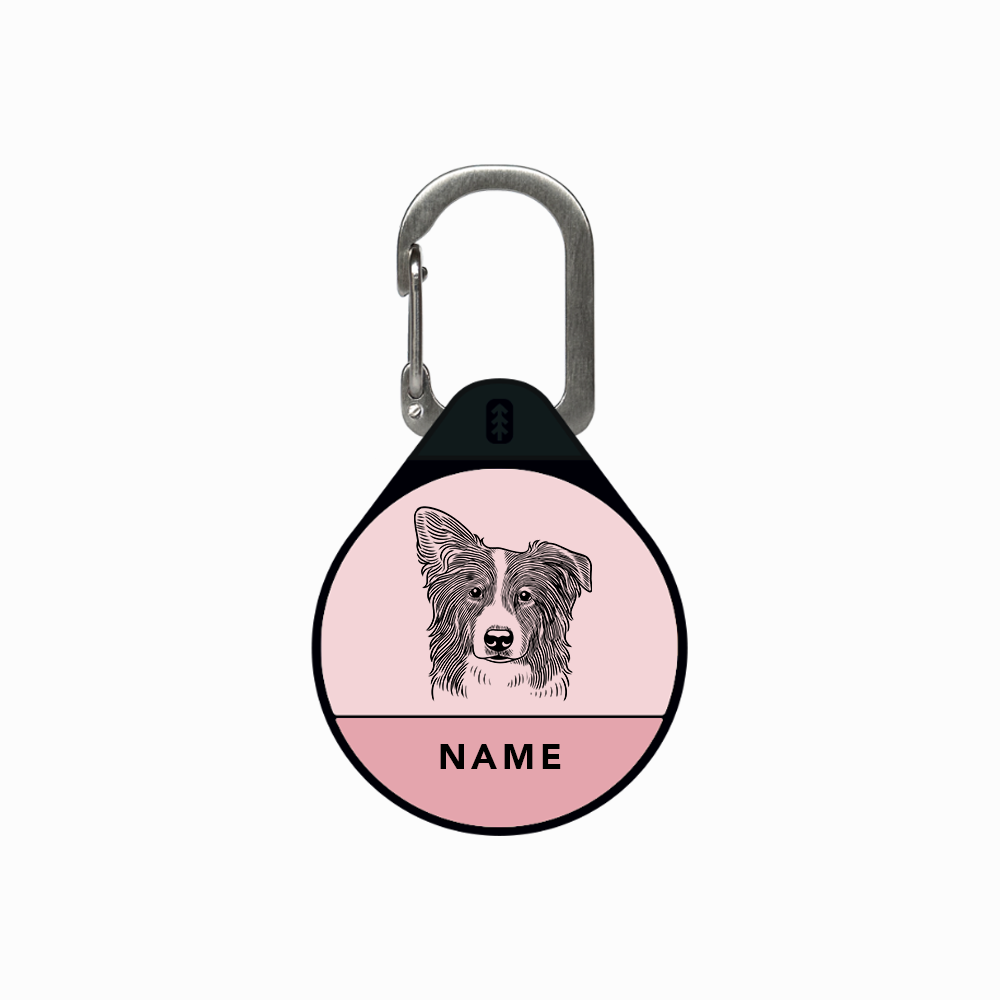 Custom Portrait - Silent Dog ID Tag