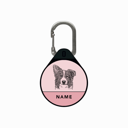 Custom Portrait - Silent Dog ID Tag