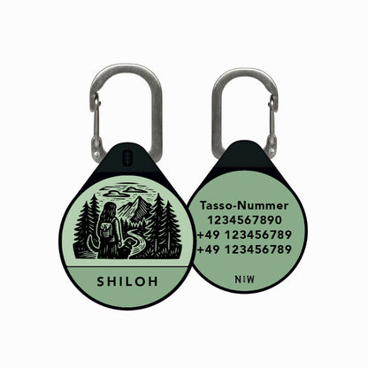 Hike More - Silent Dog ID Tag