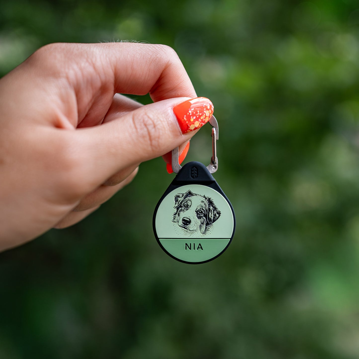 Instant Portrait - Silent Dog ID Tag