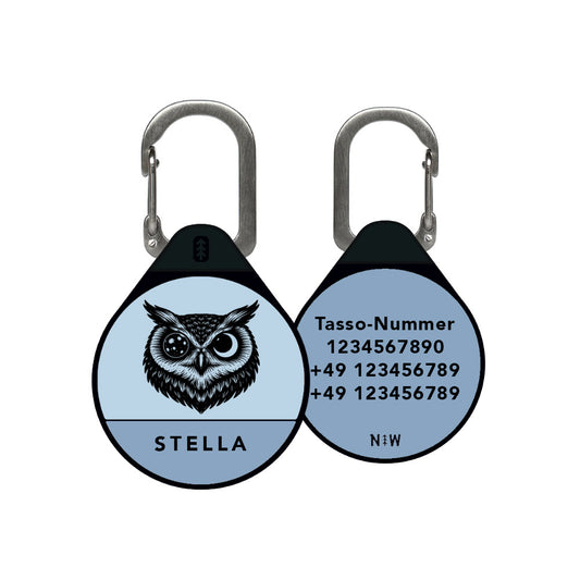 The Owl - Silent Dog ID Tag