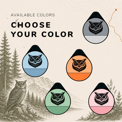 The Owl - Silent Dog ID Tag