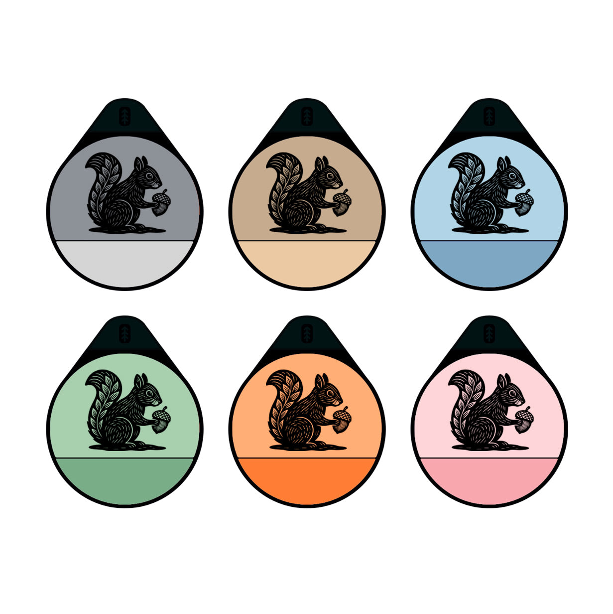 The Squirrel - Silent Dog ID Tag