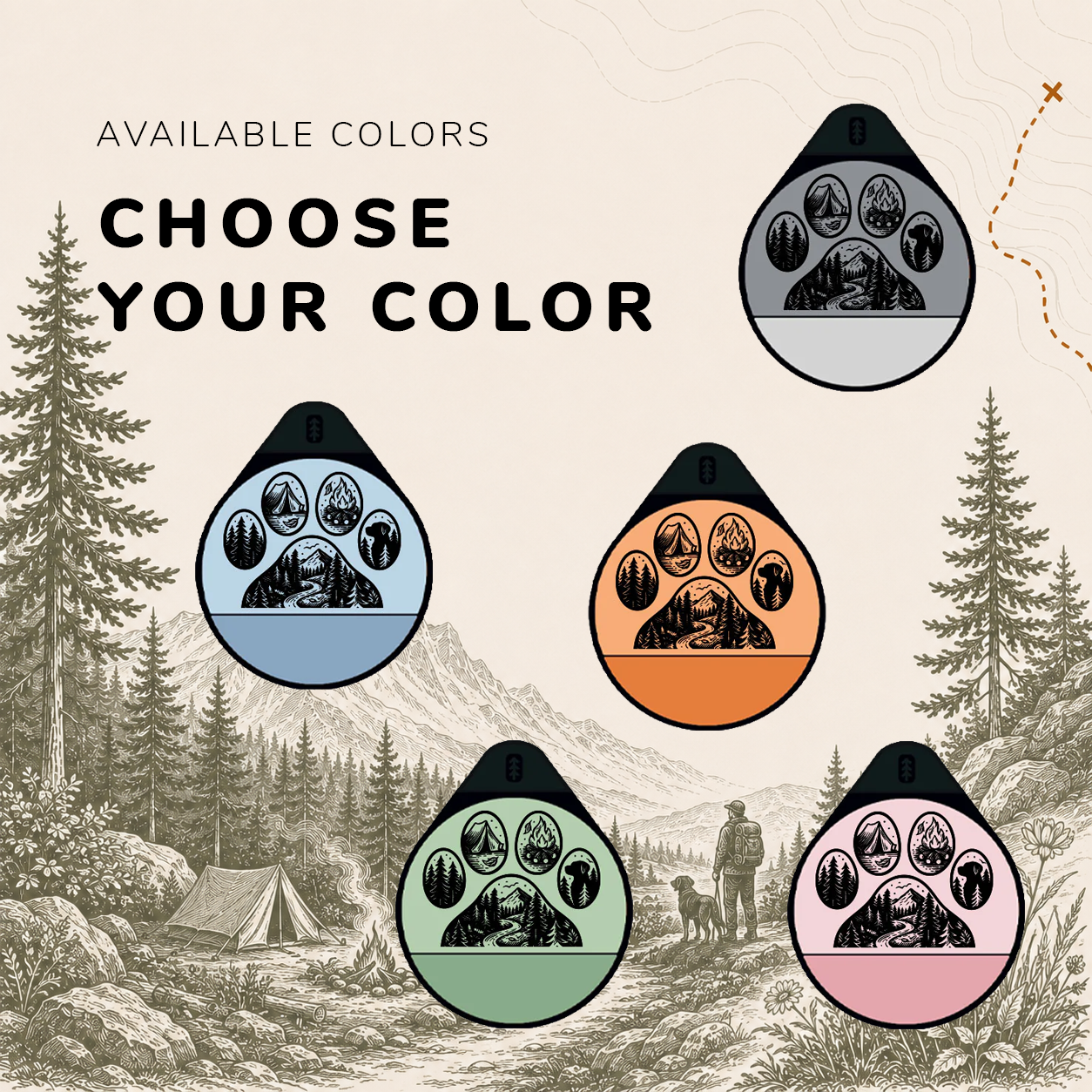 Trailmark - Silent Dog ID Tag (Copy)